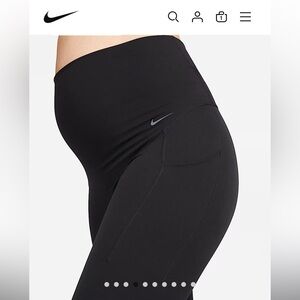 Nike Zenvy DRI FIT maternity leggings 7/8 black